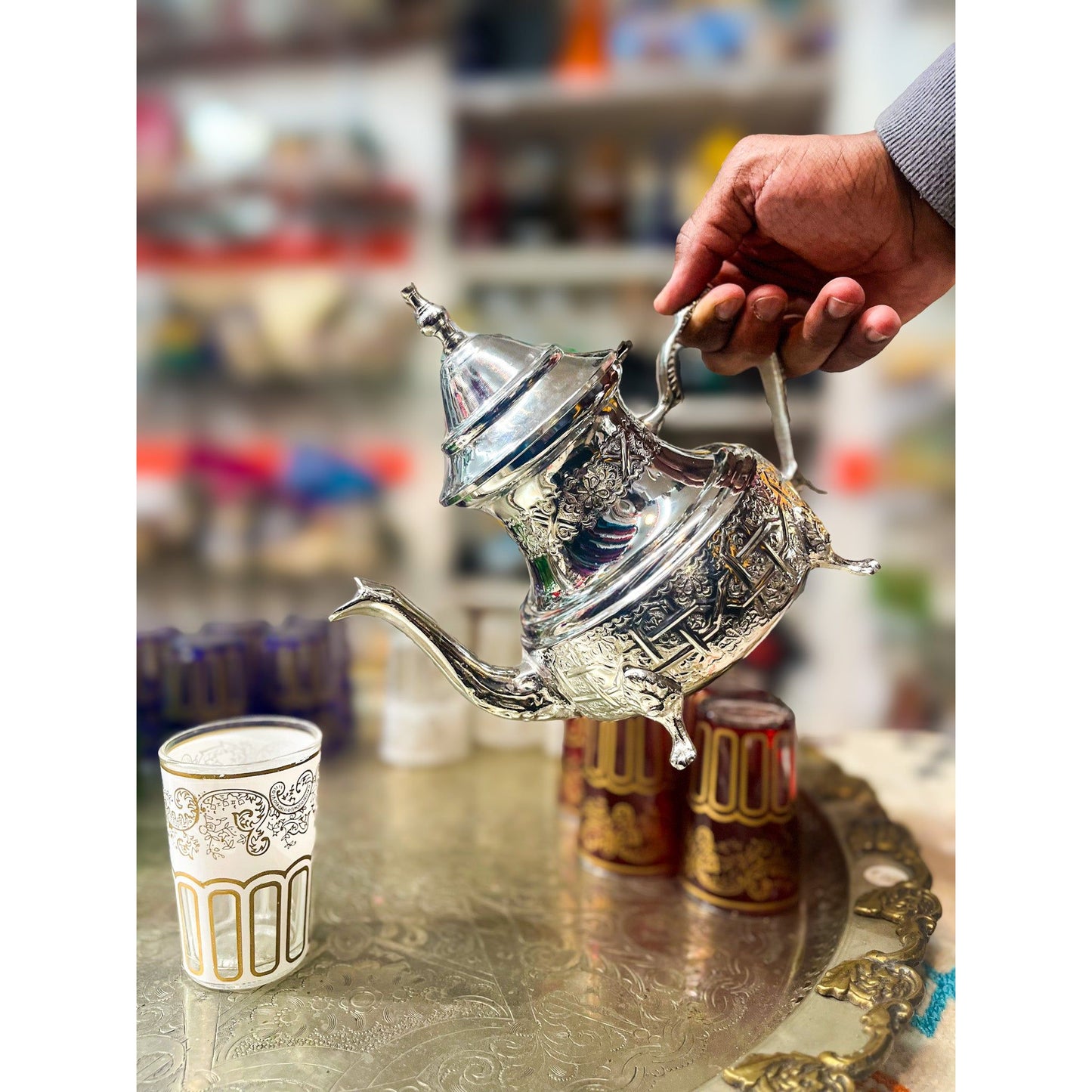Grand Royal Moroccan Teapot