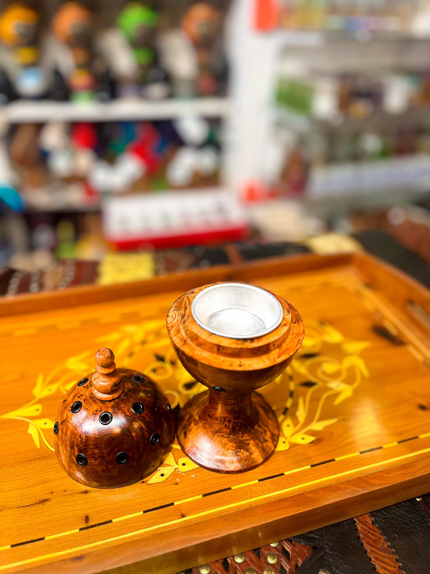 Handcrafted Wooden Mbakhara