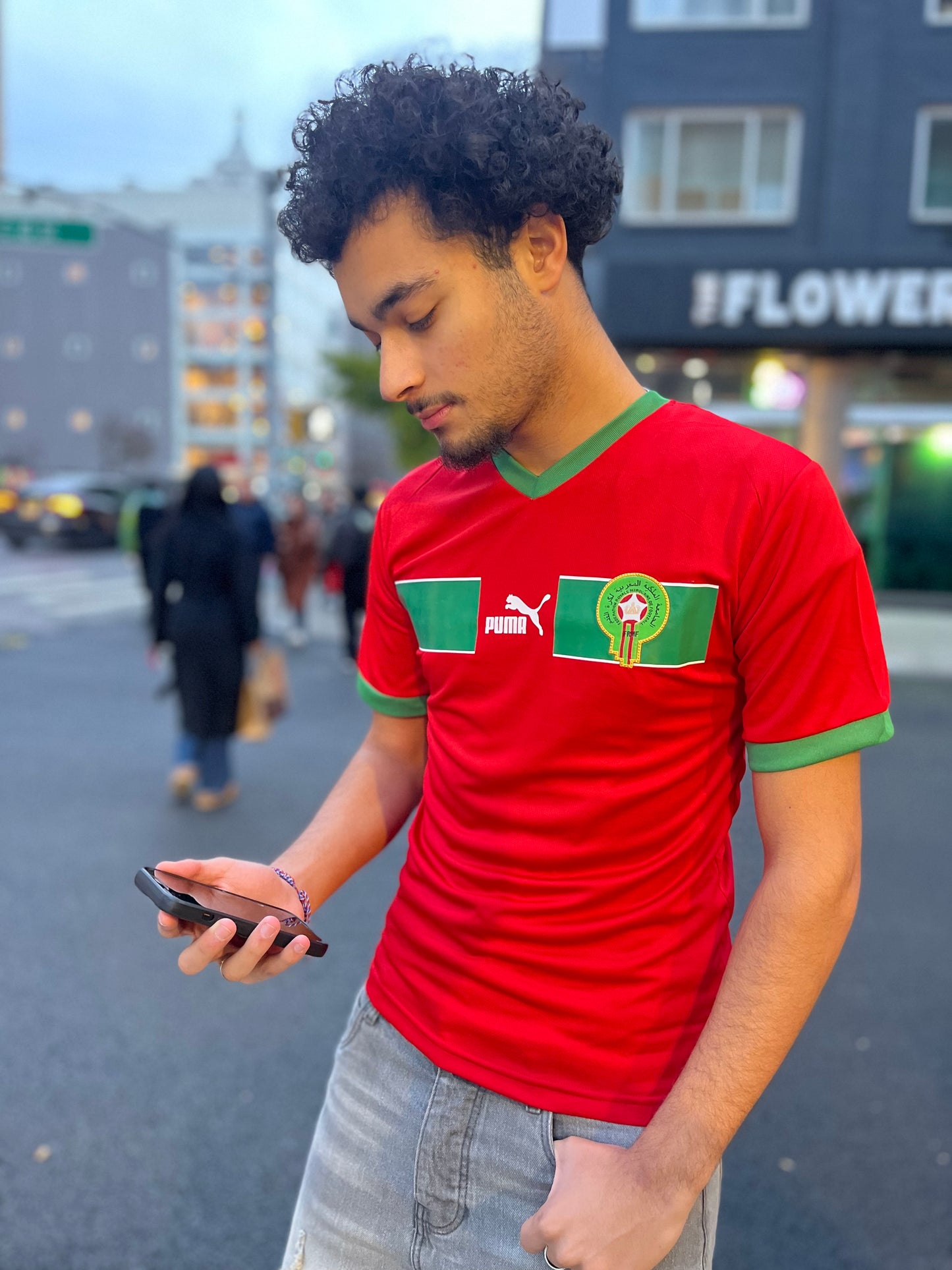 Classic "Al Maghreb" V-Neck Jersey