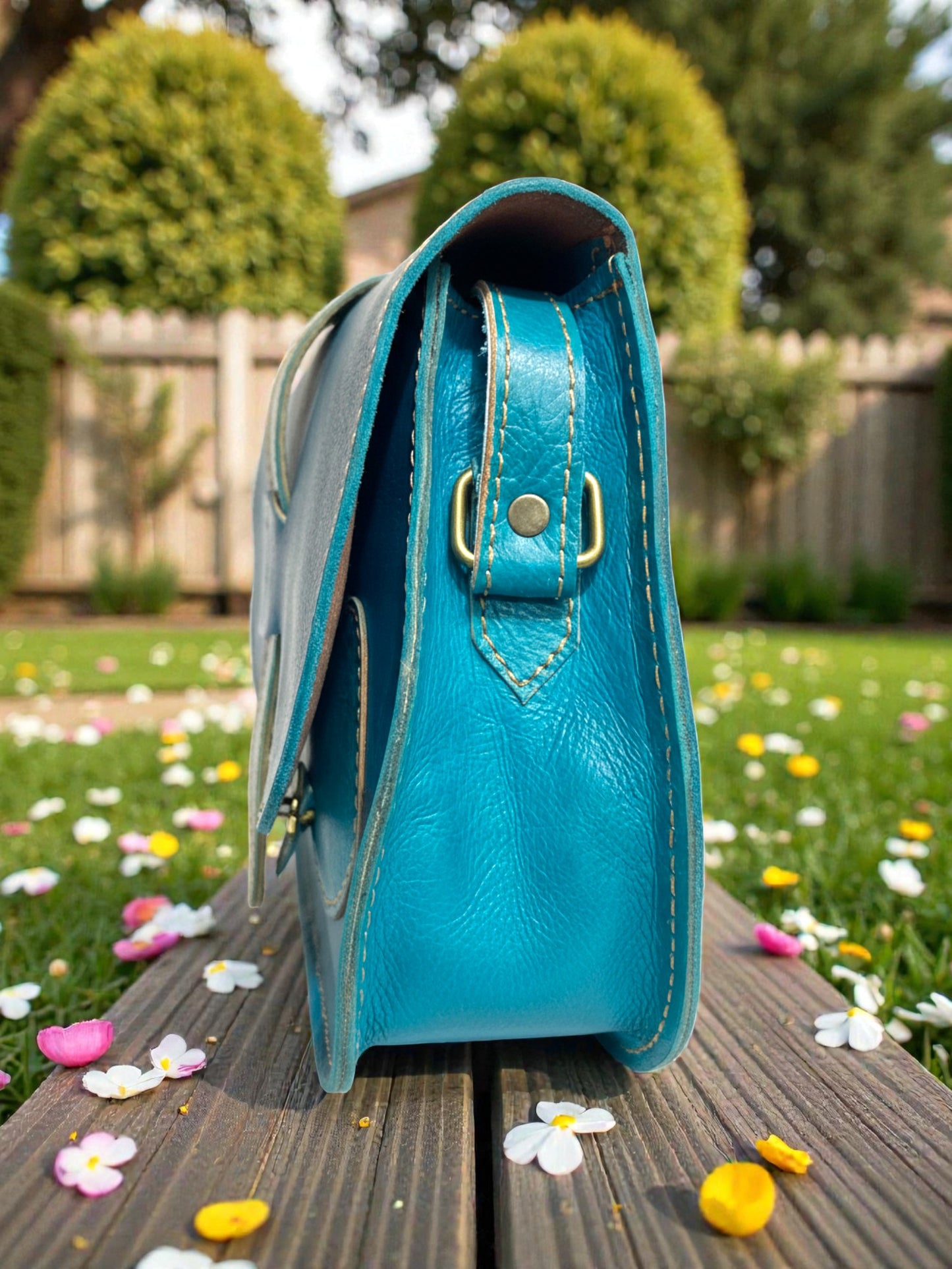 La Bleu Saddle Bag