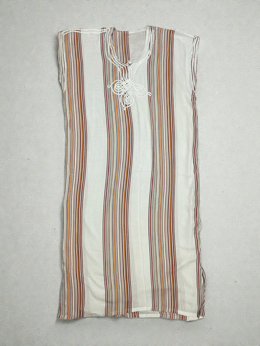 Classic Moroccan Striped Gandora