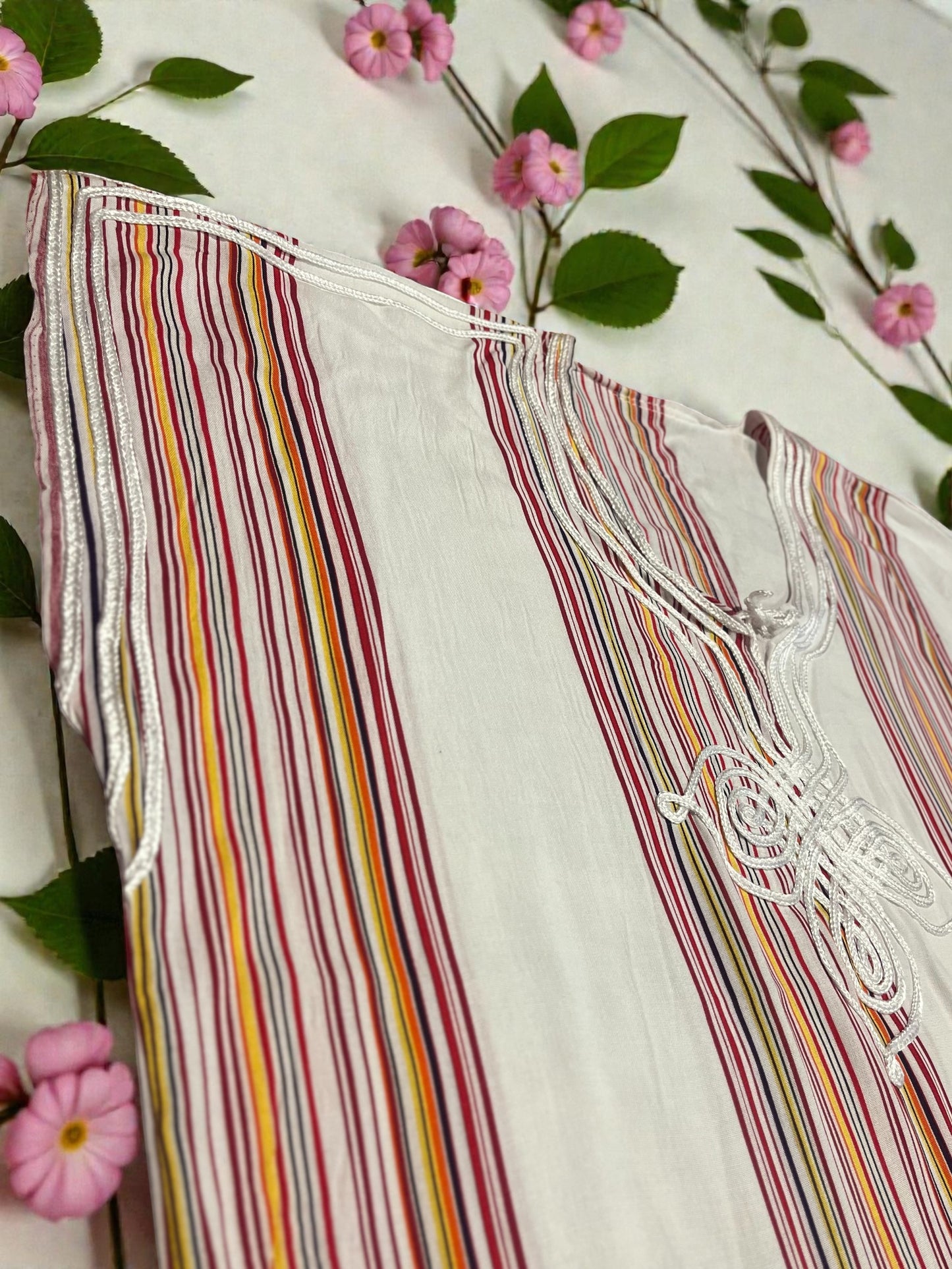 Classic Moroccan Striped Gandora