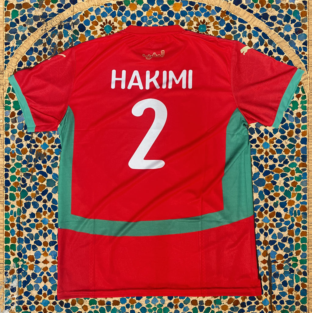 Red Morocco Hakimi Jersey – Home Edition