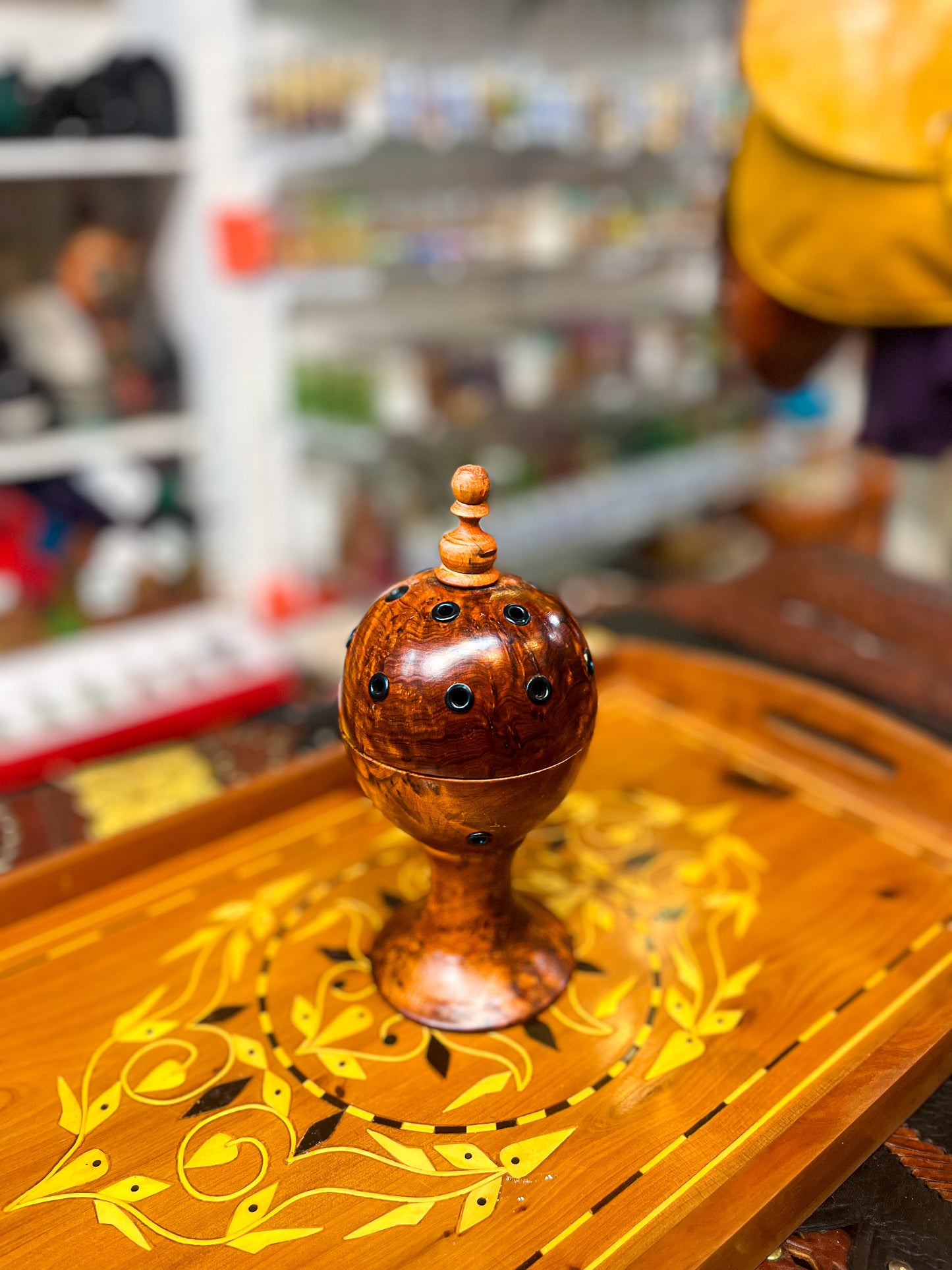 Handcrafted Wooden Mbakhara