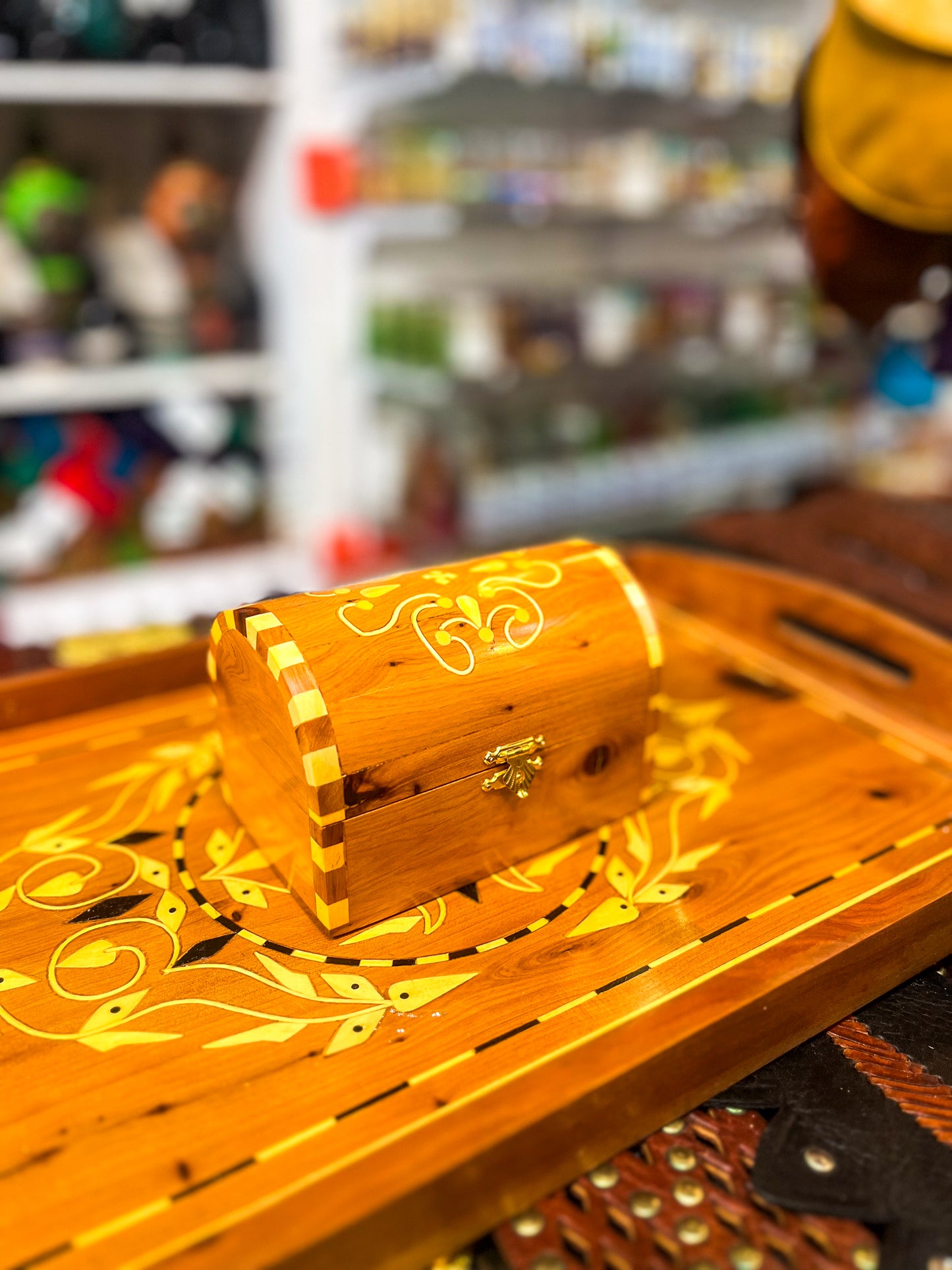 Handcrafted Wooden Sandouk