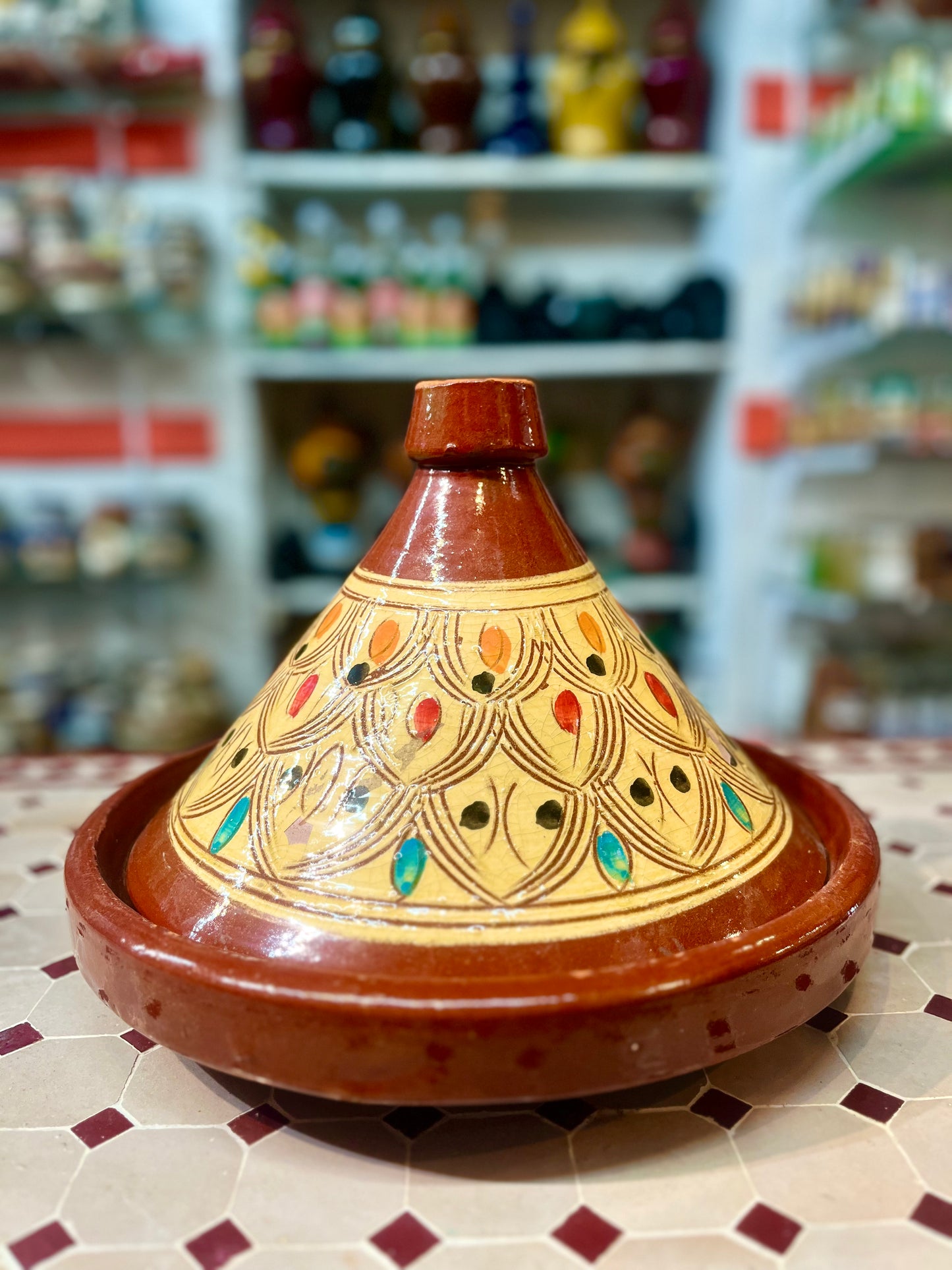 Large Saharan Clay Traditional Tagine