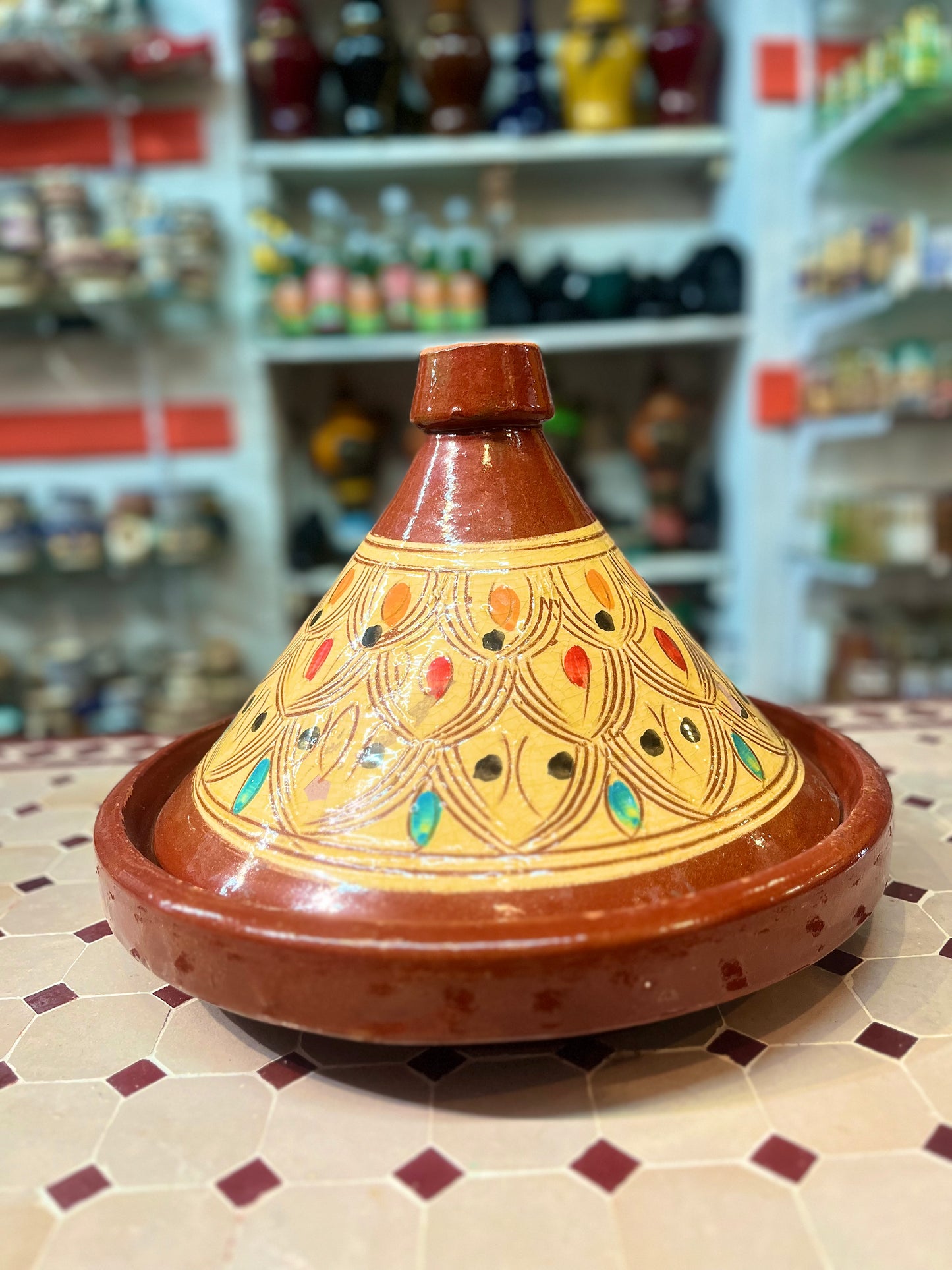 Large Saharan Clay Traditional Tagine
