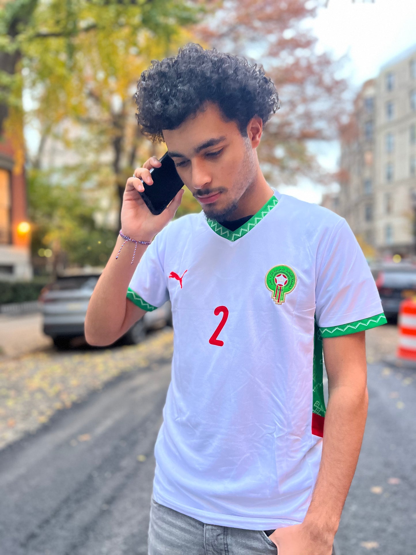 Morocco Hakimi Jersey – White Edition