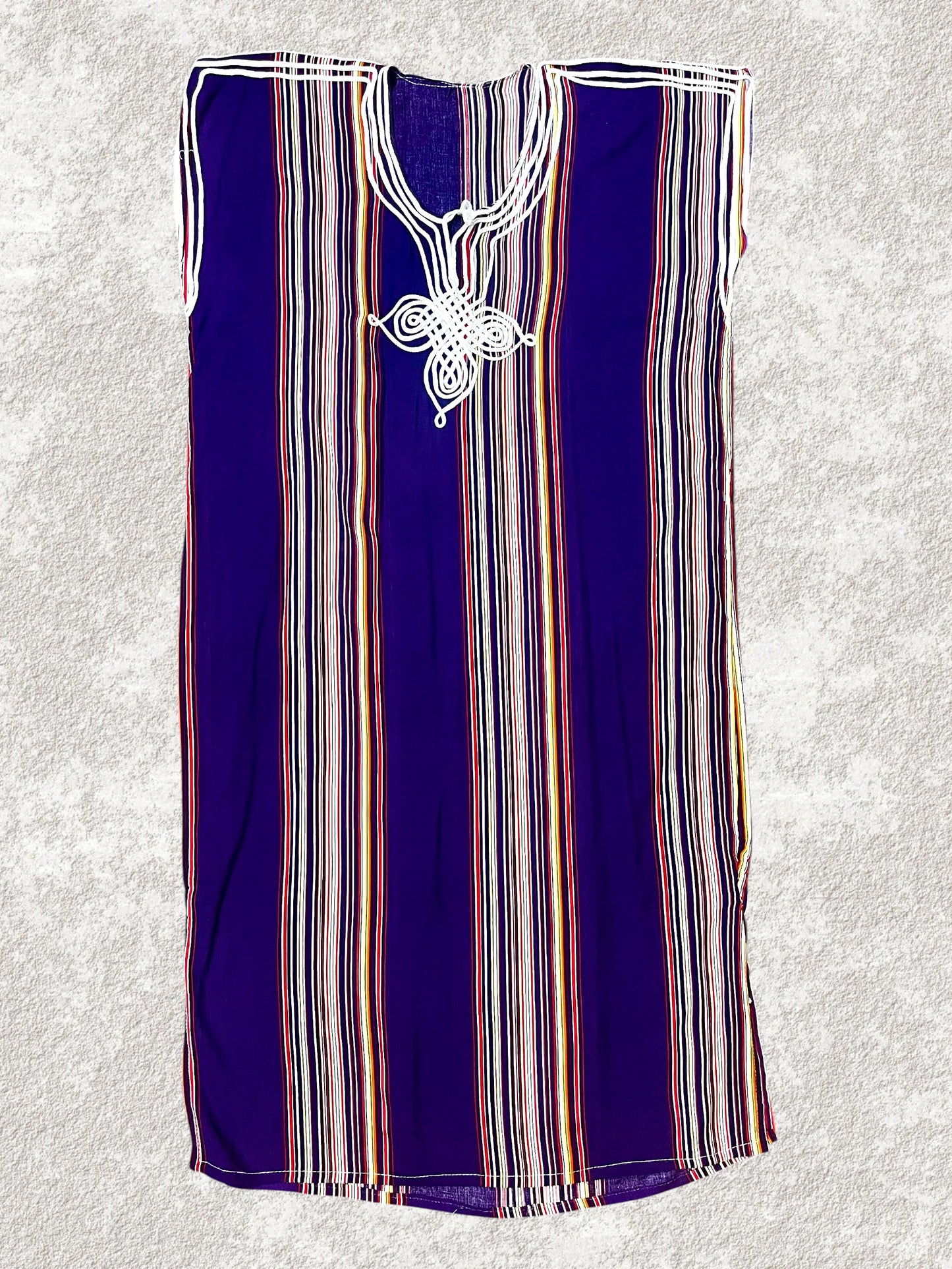 Purple Moroccan Striped Gandora