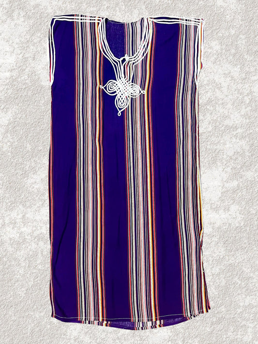 Purple Moroccan Striped Gandora