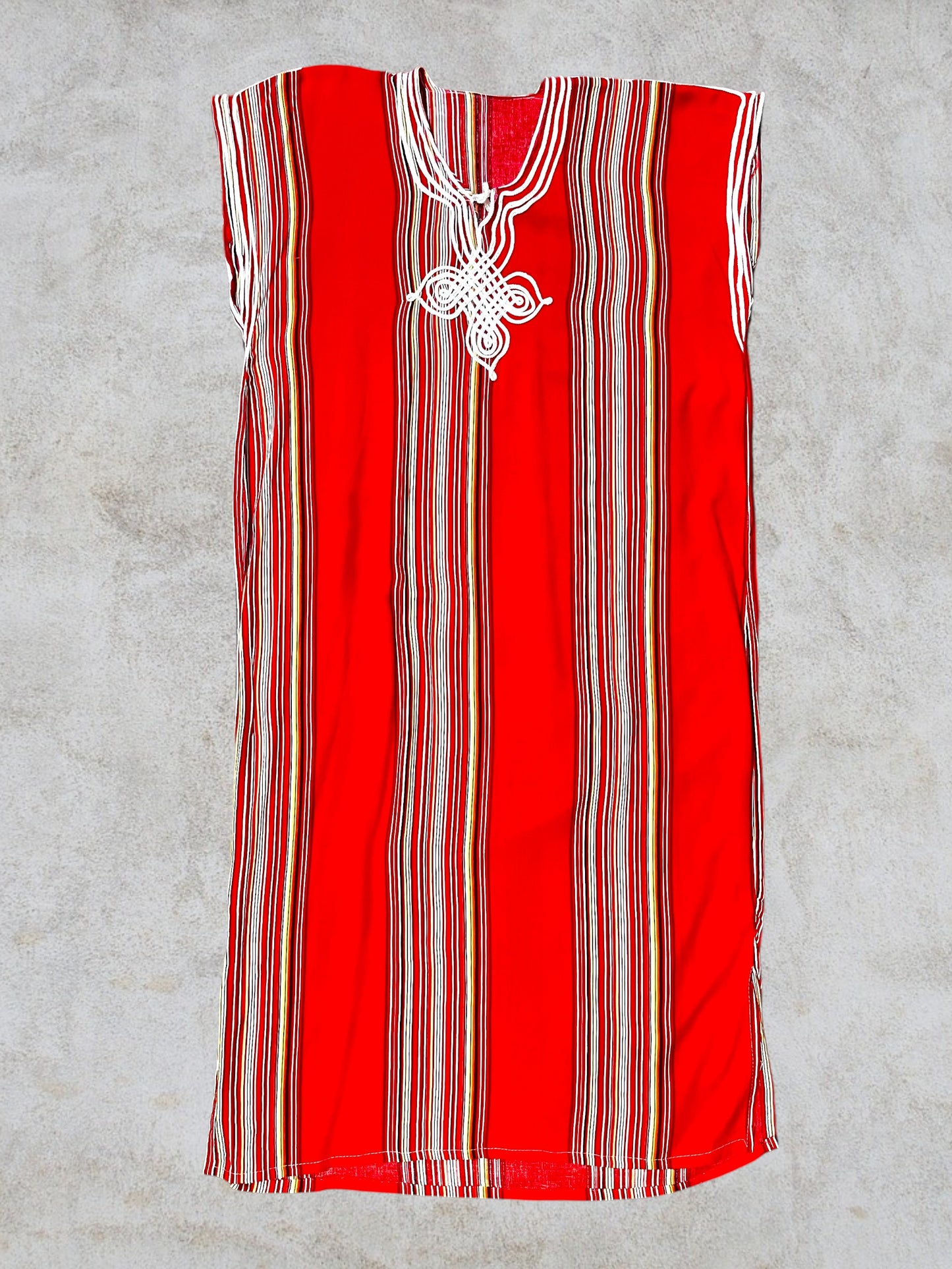 Red Moroccan Striped Gandora