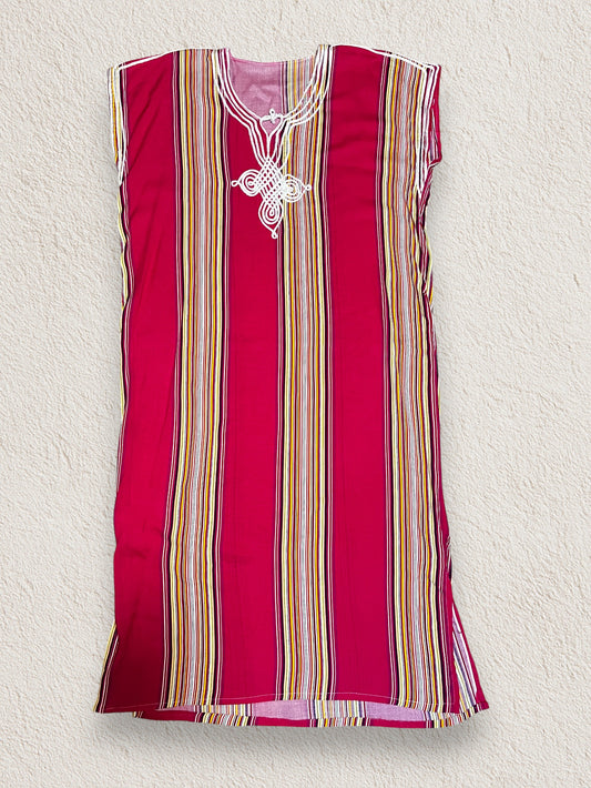 Pink Moroccan Striped Gandora