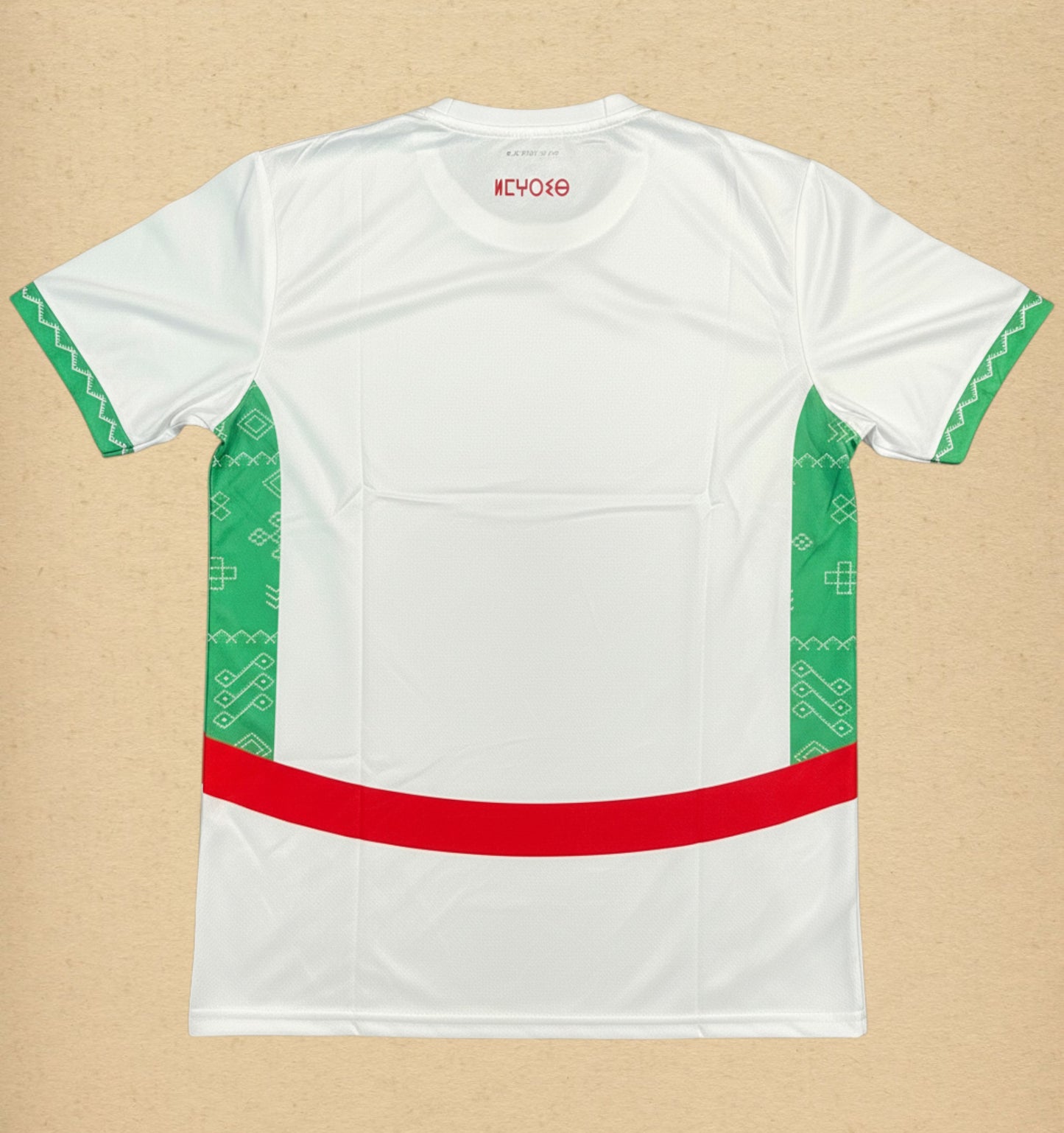White National Team Jersey – Classic White & Green