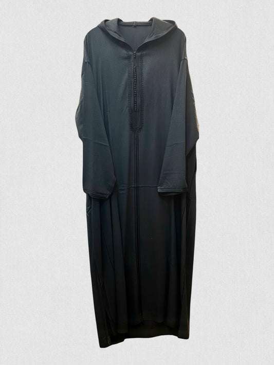 Matte Black Jellaba (Unisex)