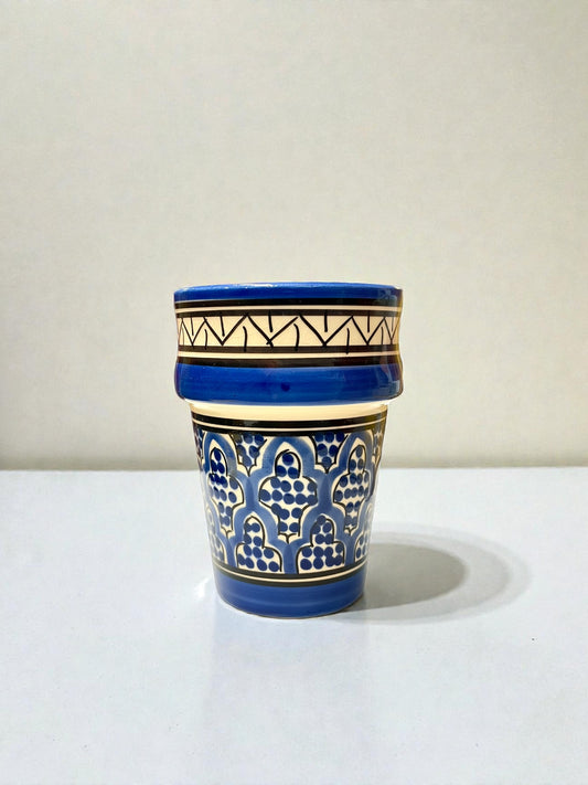 The Maghreb Terra Clay Cup: Safi Blue