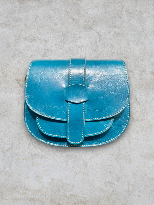La Bleu Saddle Bag