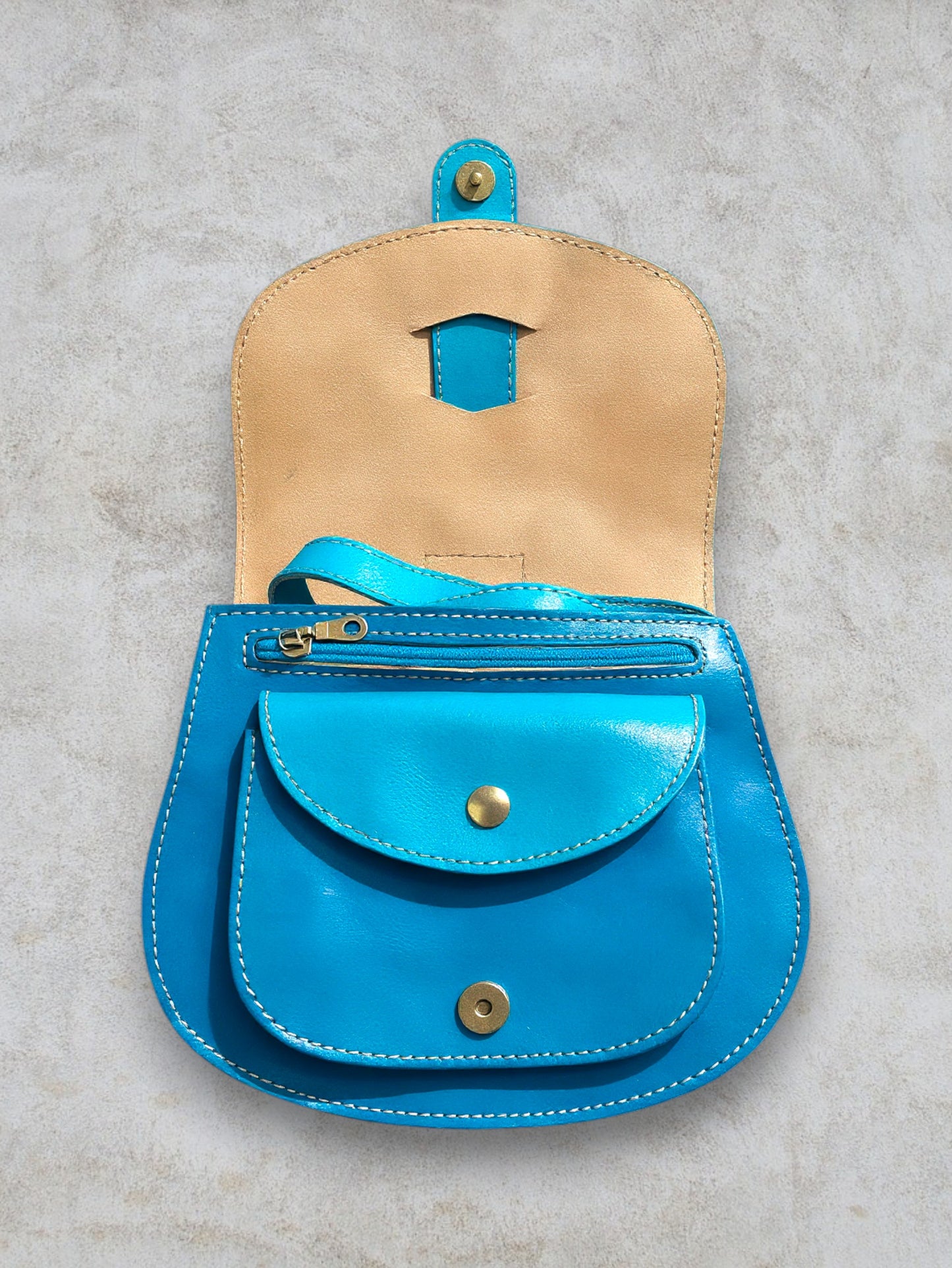 La Bleu Saddle Bag