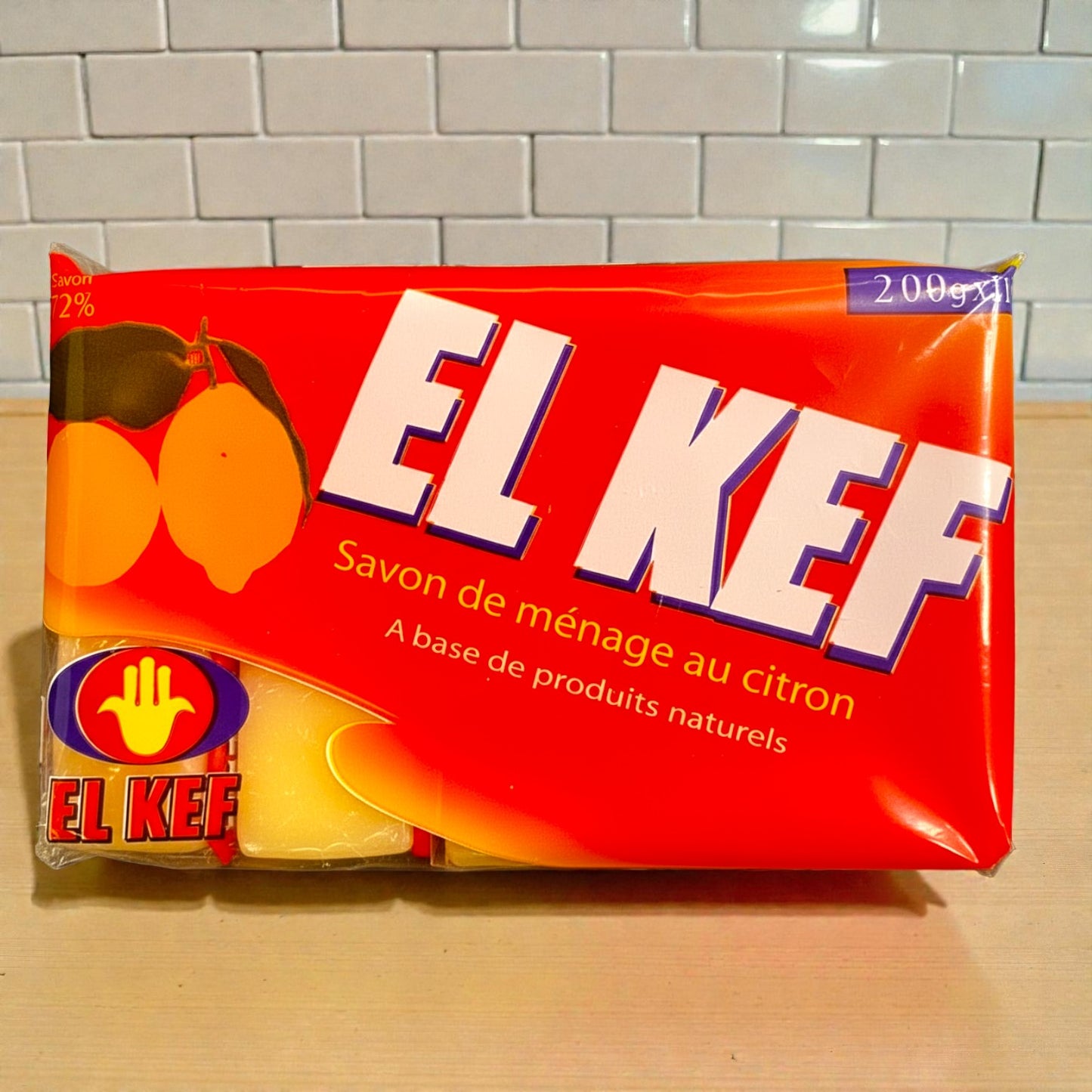 Moroccan "El Kef" Lemon Soap
