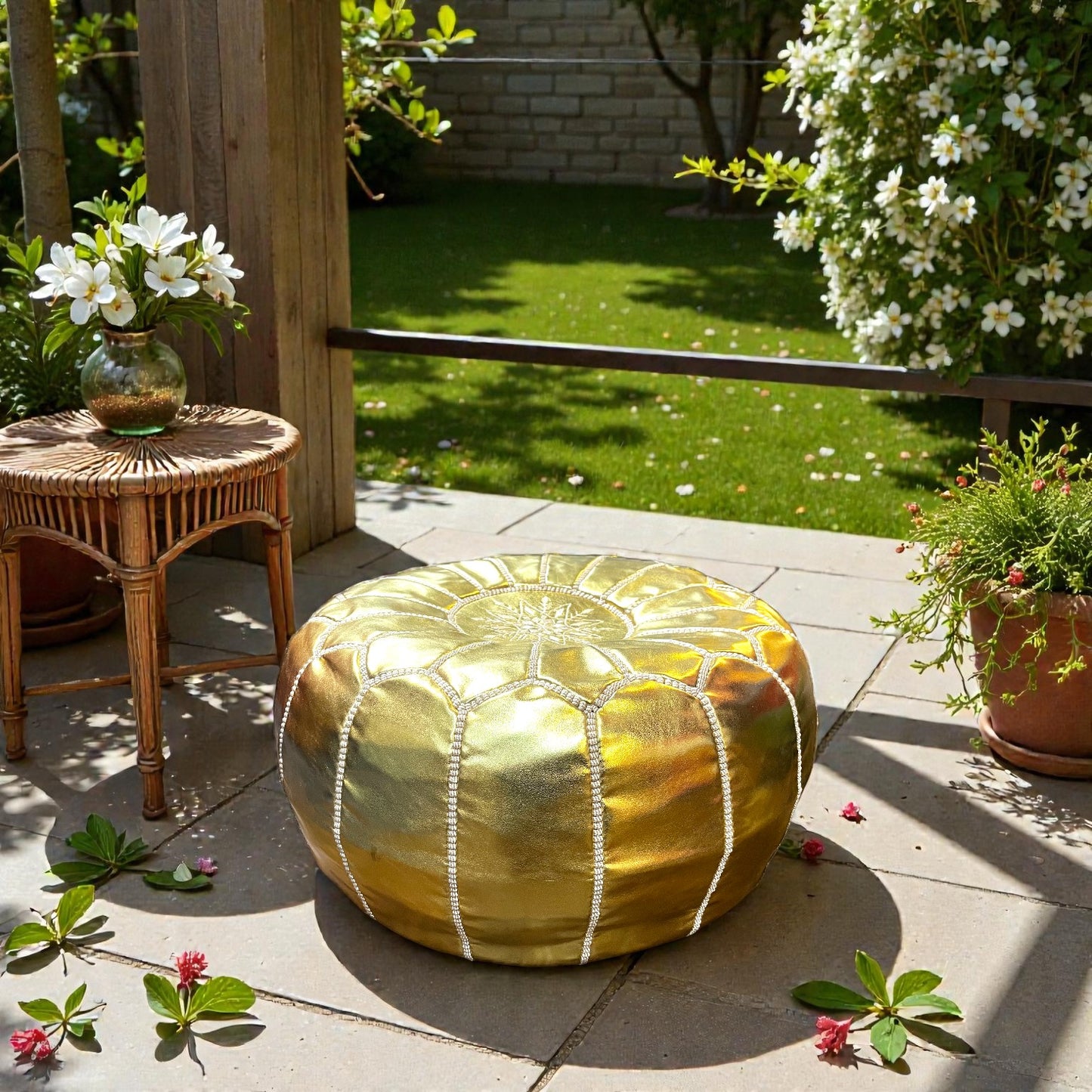 The Royal Golden Pouf