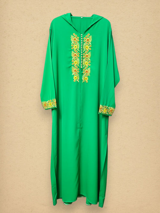 Womens Emerald Jellaba