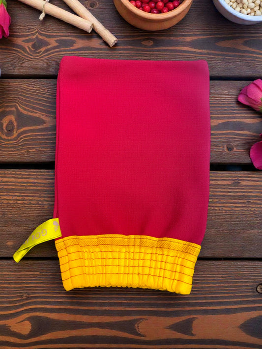 The Moroccan Exfoliating Kessa: Ruby Edition