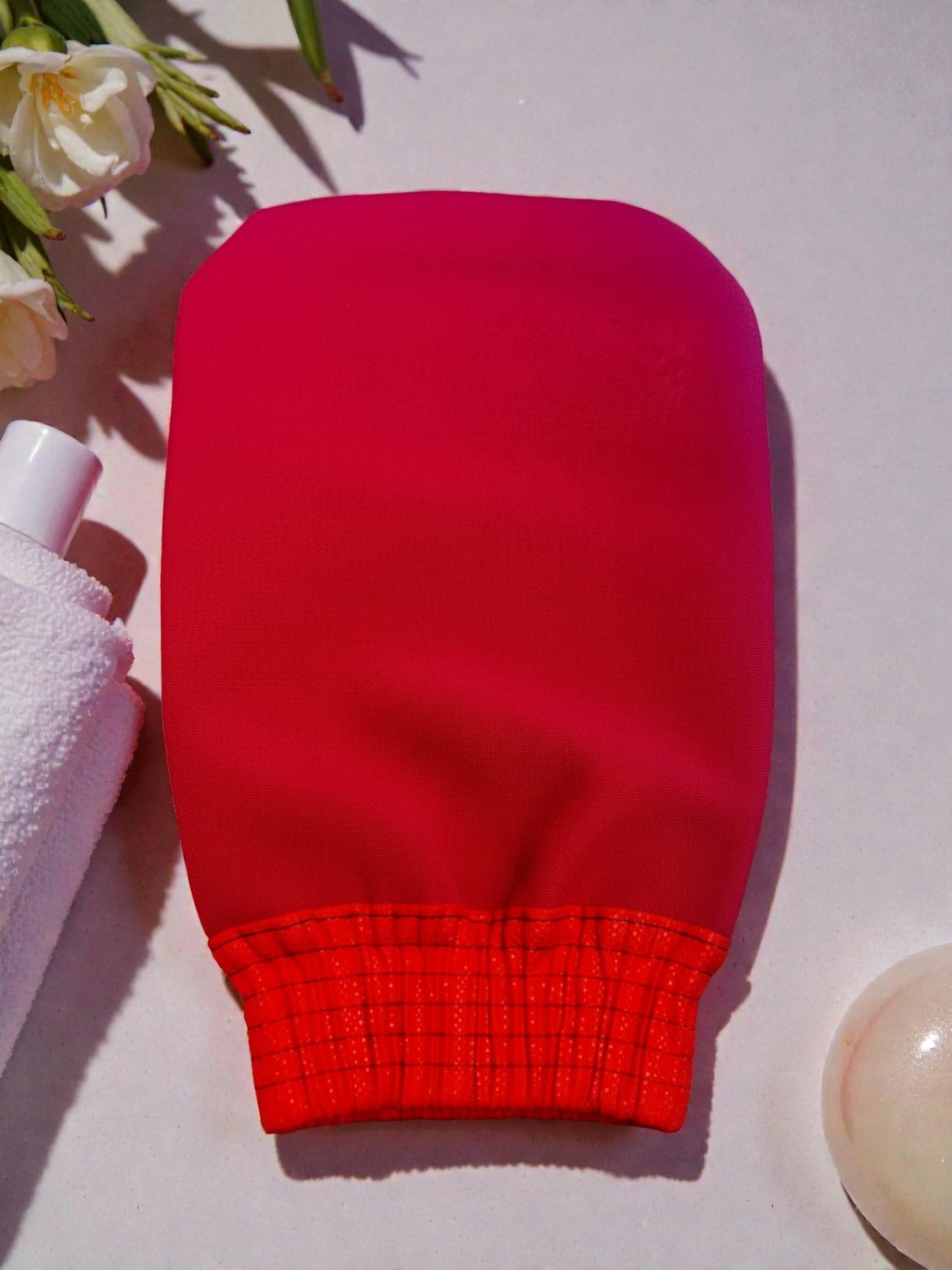 The Moroccan Exfoliating Kessa: Ruby Edition