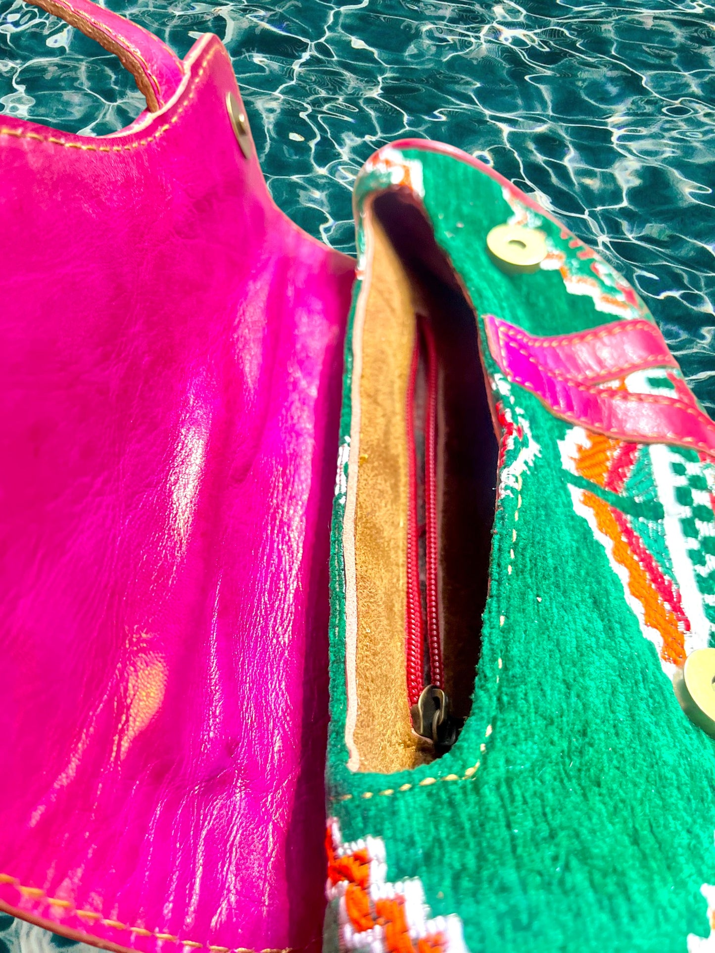 The Crimson Kasbah Saddle Bag